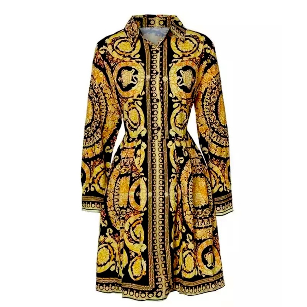 Loose Long Sleeve Sexy V-neck  Short Mini Dresses